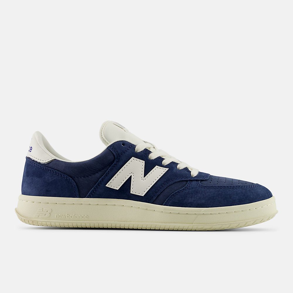 New Balance T500 Shoes NB Navy with Sea Salt and Marine Blue